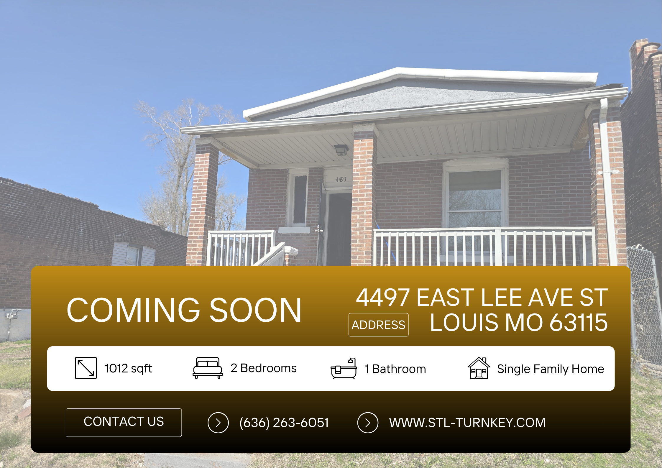 COMING SOON: 4497 Lee Ave, Saint Louis, MO 63115, US
